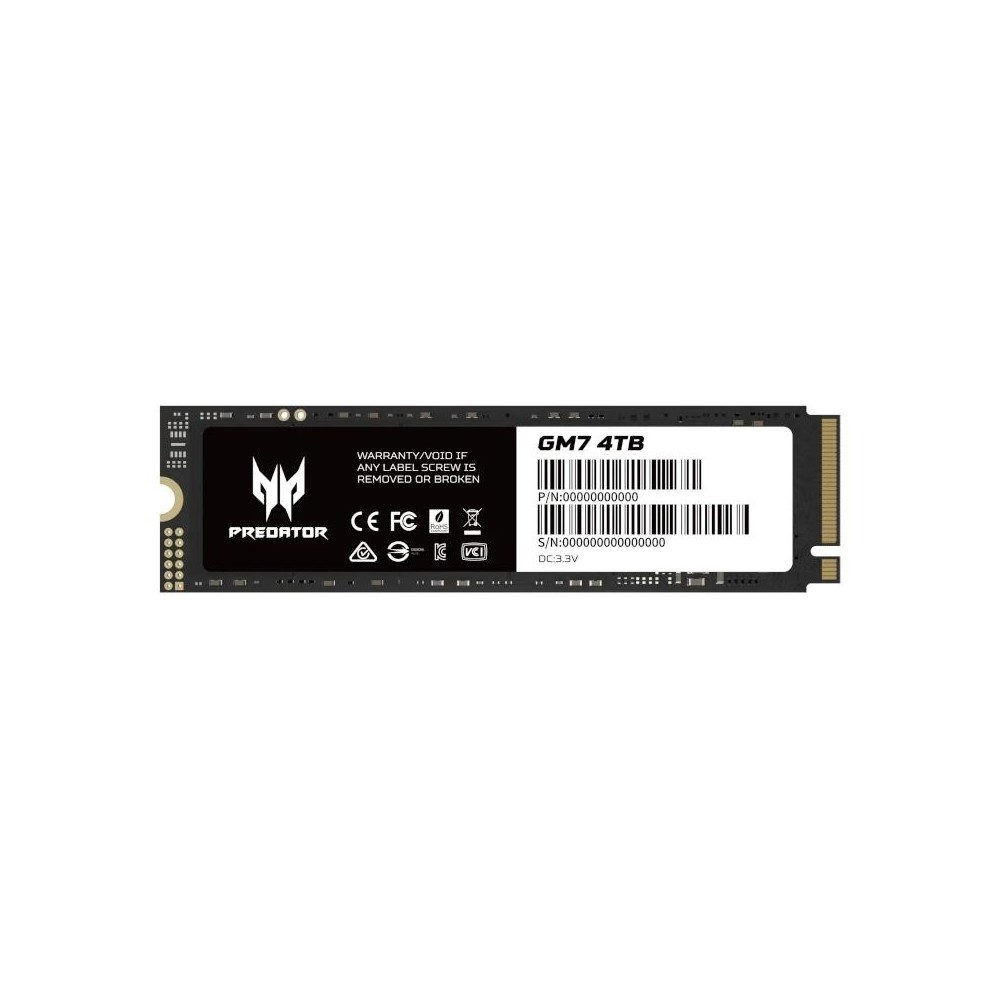 ACER PREDATOR SSD GM7 4Tb M2 NVMe PCIe Gen 4x4