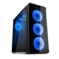 Nox Caja Semitorre E ATX HUMMER TGX RGB Cristal T