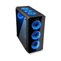 Nox Caja Semitorre E ATX HUMMER TGX RGB Cristal T