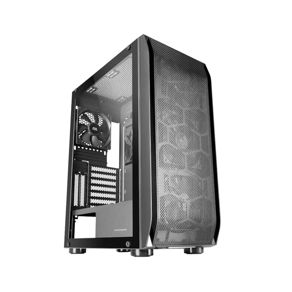 MARS GAMING Torre MC PRO2 E ATX XL BLACK