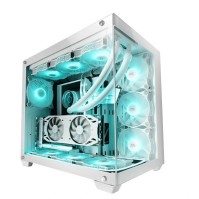 MARS GAMING Torre E ATX MCV4 XXL PREMIUM White