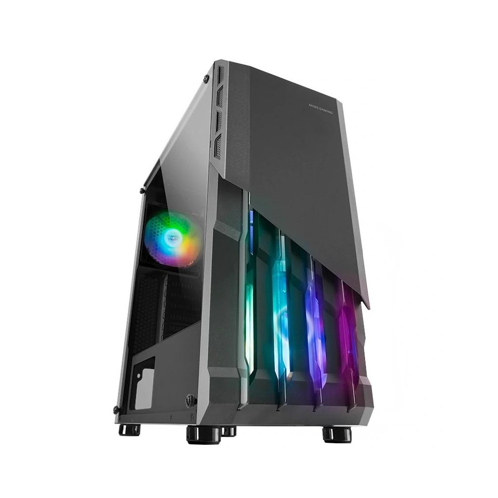 MARS GAMING CAJA MC X2 ATX METAL FRONT BLACK