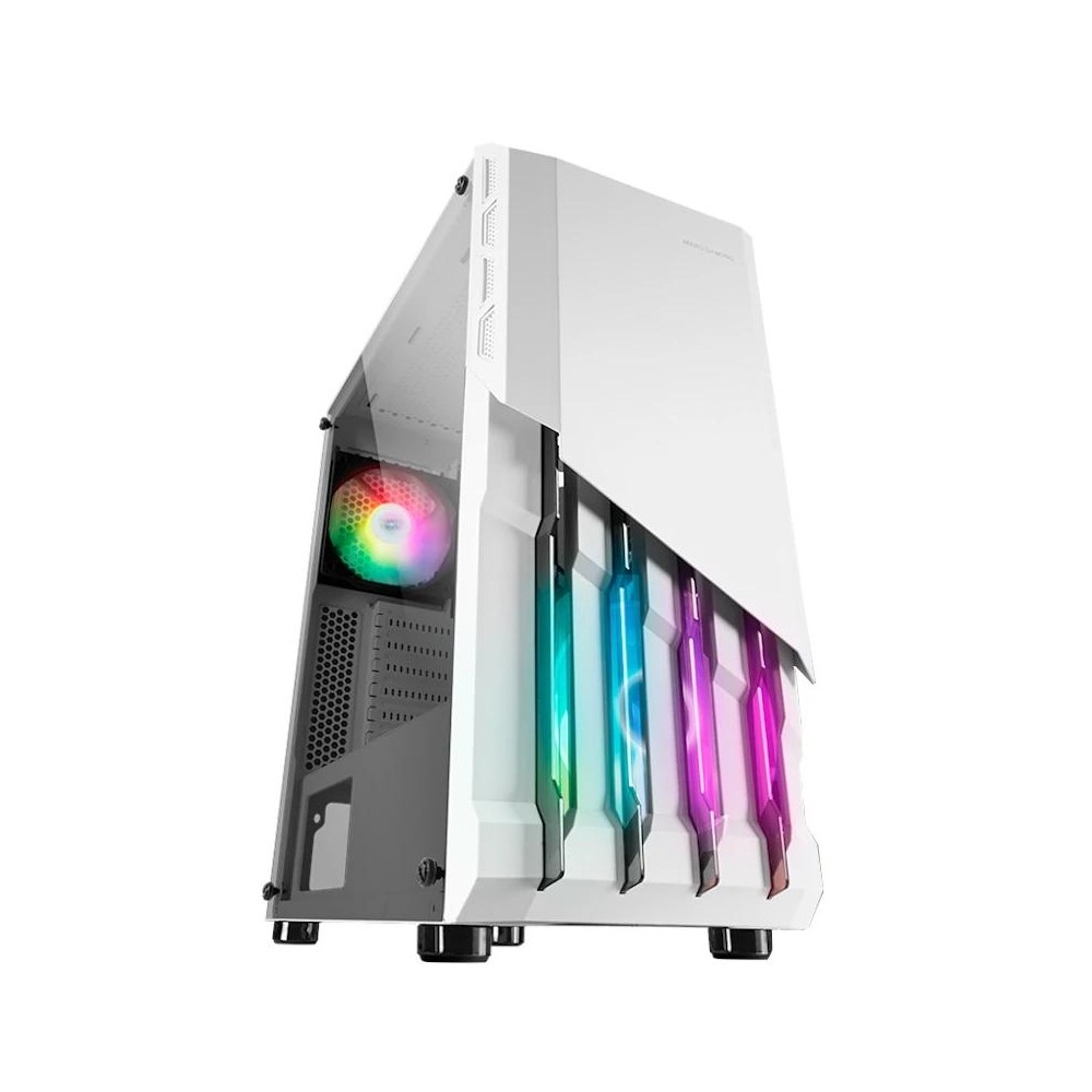 MARS GAMING Semitorre MC X2 ATX METAL FRONT WHITE