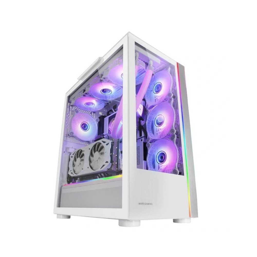 MARS GAMING Torre MCULTRA XXL Premium White