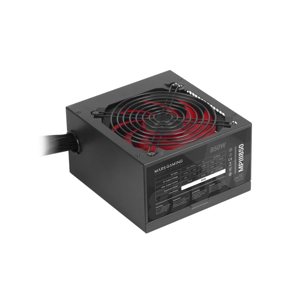 MARS GAMING PSU MPIII 850W 85 EF SMD SILENT