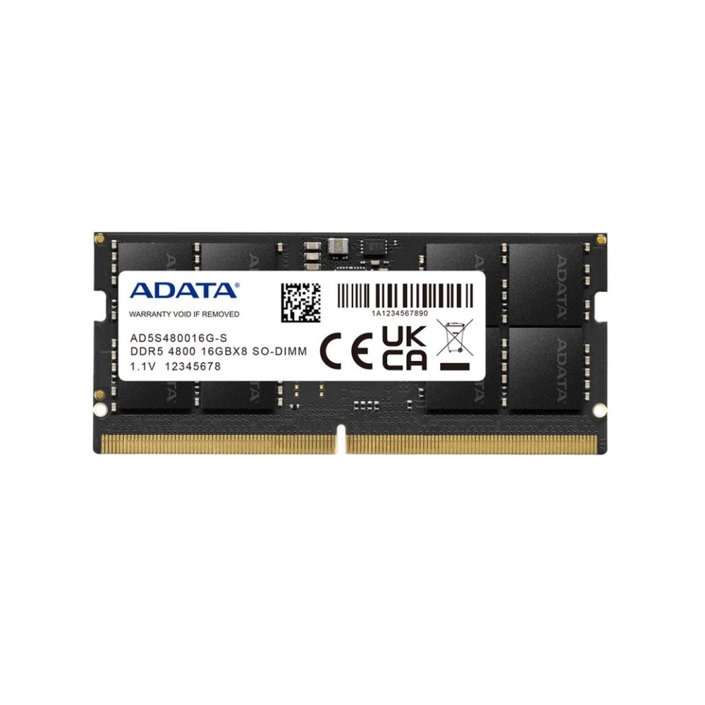 ADATA RAM AD5S480016G S SO DIMM 16GB 4800Mhz DDR5