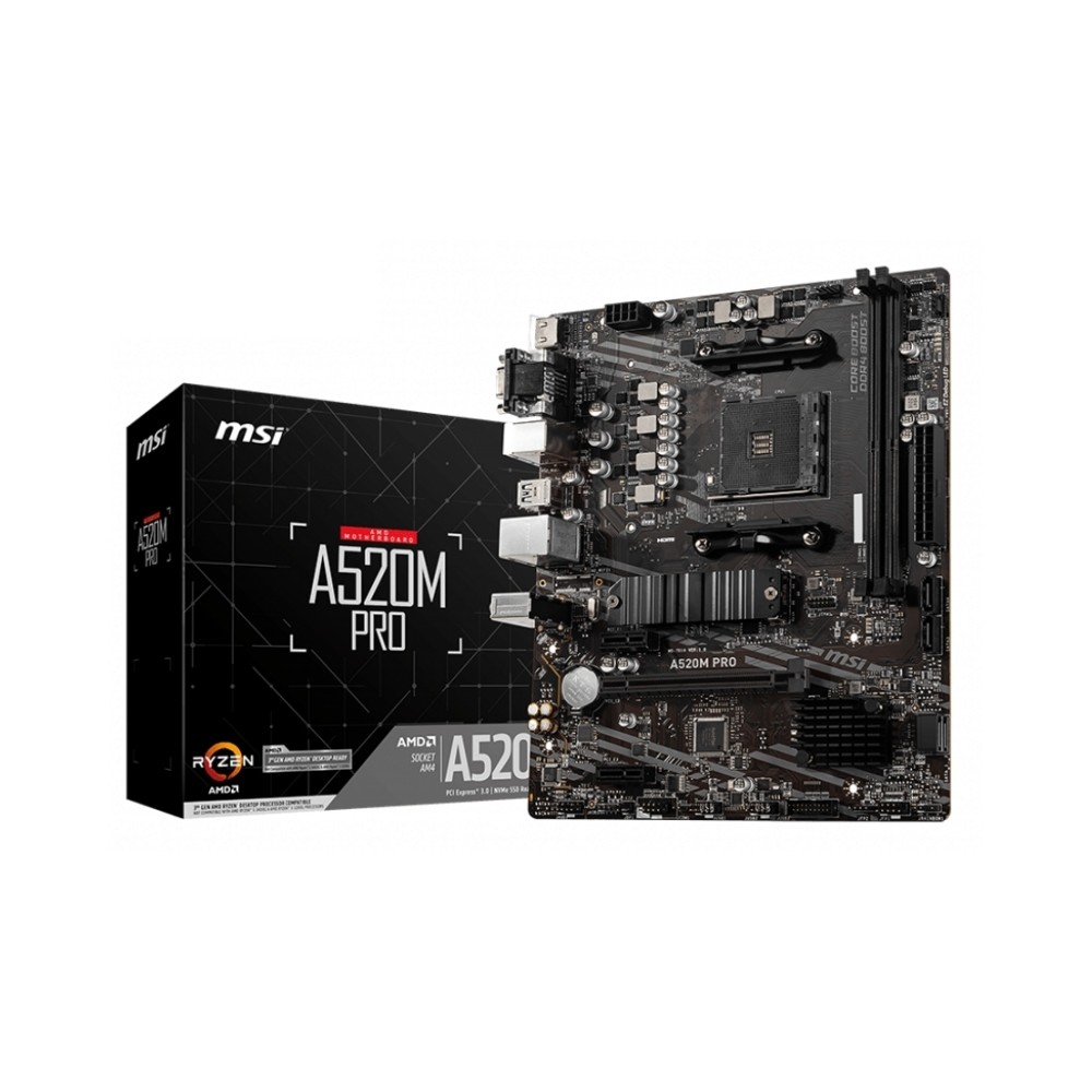 MSI Placa Base A520M PRO mATX AM4