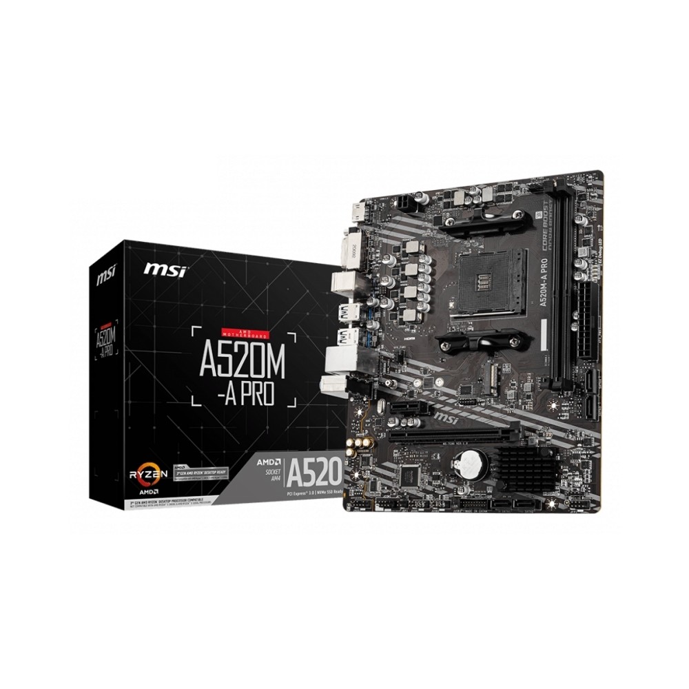 MSI Placa Base A520M A PRO mATX AM4