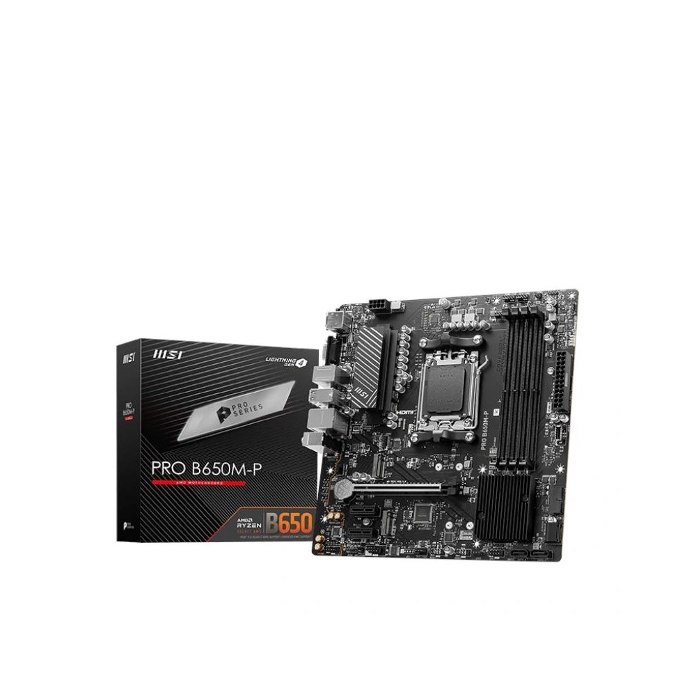 MSI Placa Base PRO B650M P mATX AM5