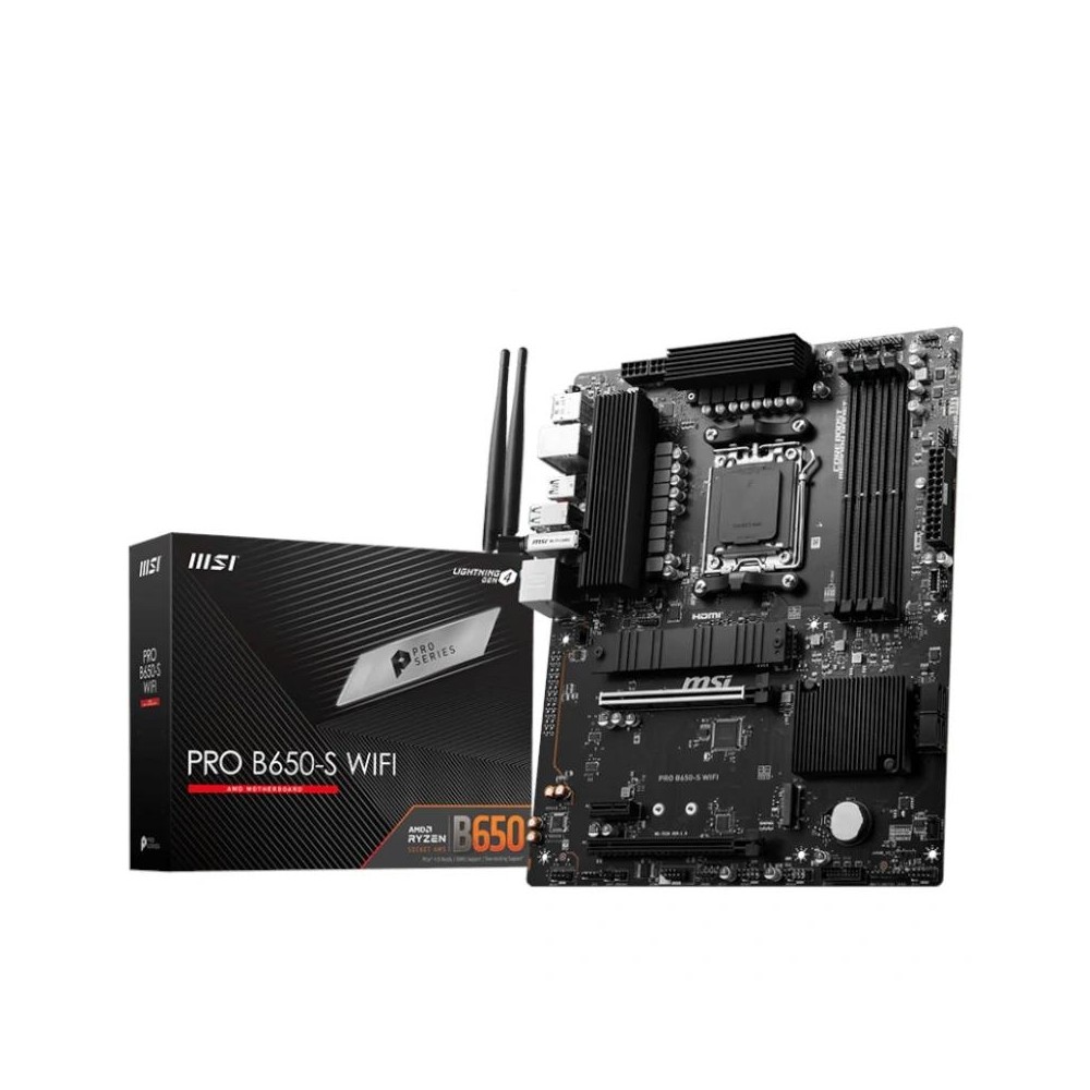 MSI Placa Base PRO B650 S WIFI ATX AM5