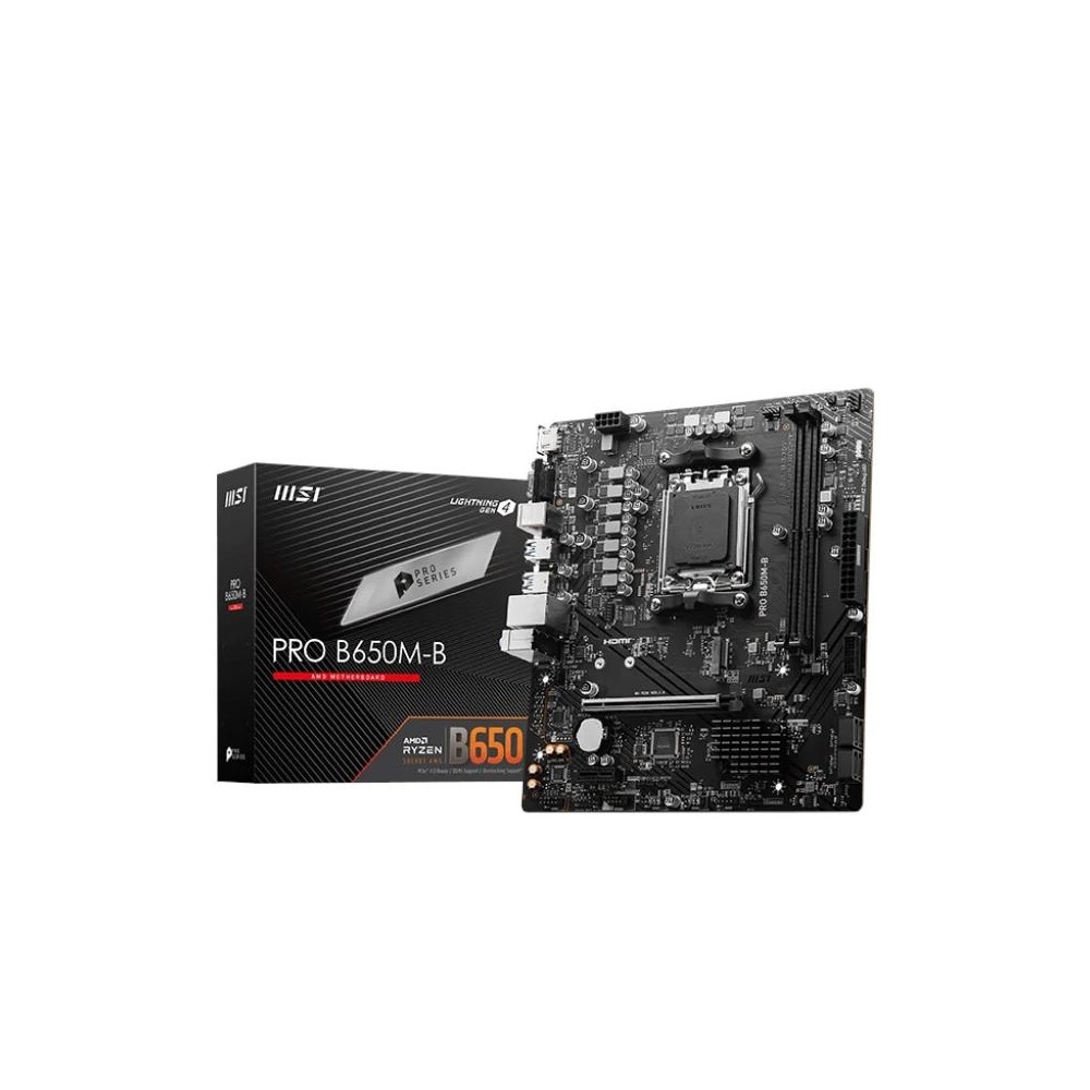 MSI Placa Base PRO B650M B mATX AM5