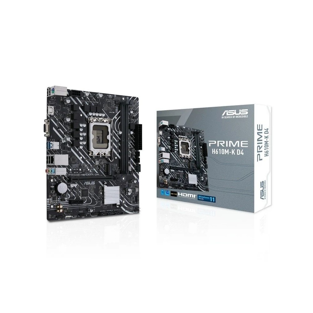 ASUS Placa Base PRIME H610M K D4 mATX LGA1700