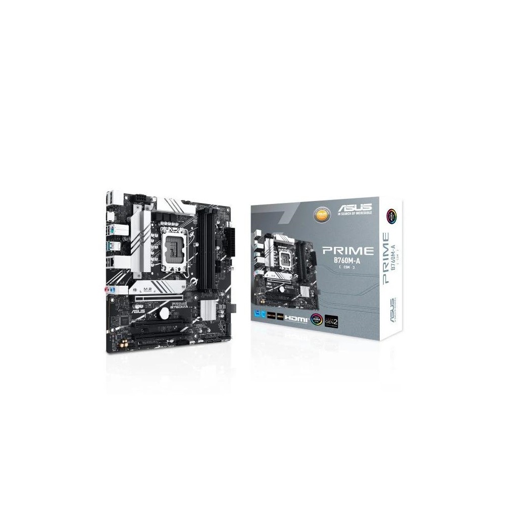 ASUS Placa Base PRIME B760M A CSM DDR4 mATX 1700