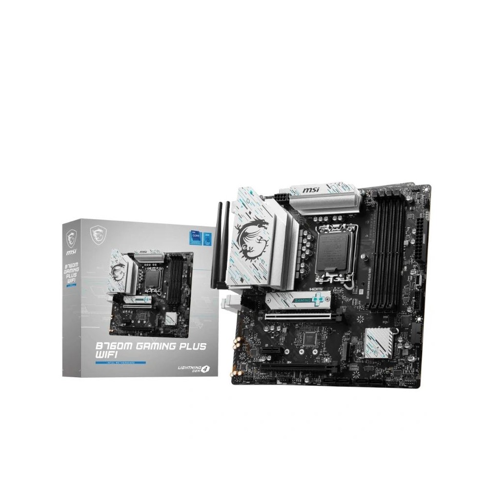 MSI Placa Base B760M Gaming Plus Wifi DDR5 LGA1700