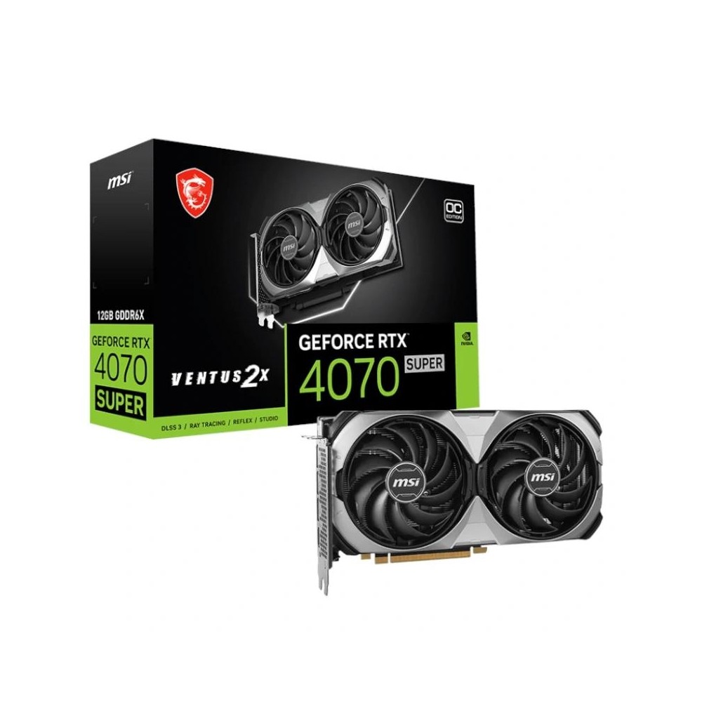 MSI VGA NVIDIA RTX 4070 SUPER 12G VENTUS 2X OC