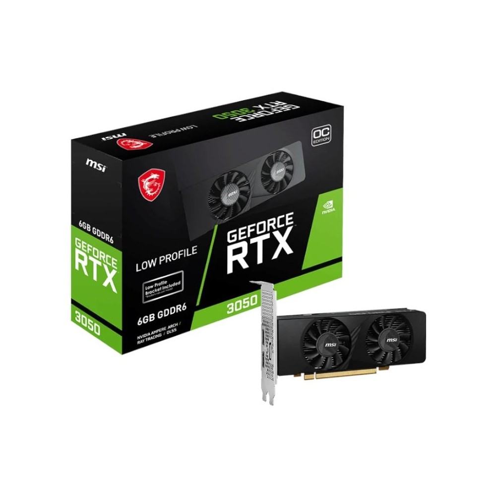 MSI VGA NVIDIA RTX 3050 LP 6G OC