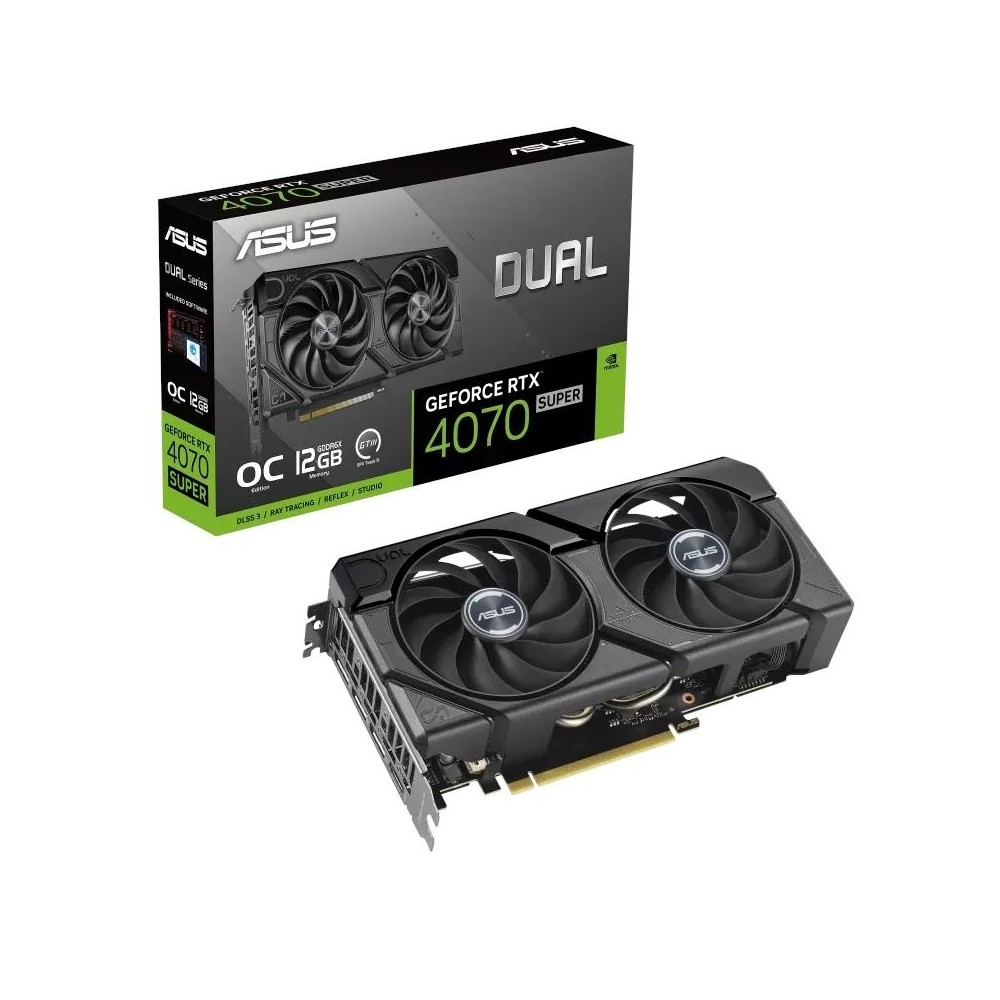 ASUS VGA NVIDIA DUAL RTX 4070 SUPER O12G EVO 12GB