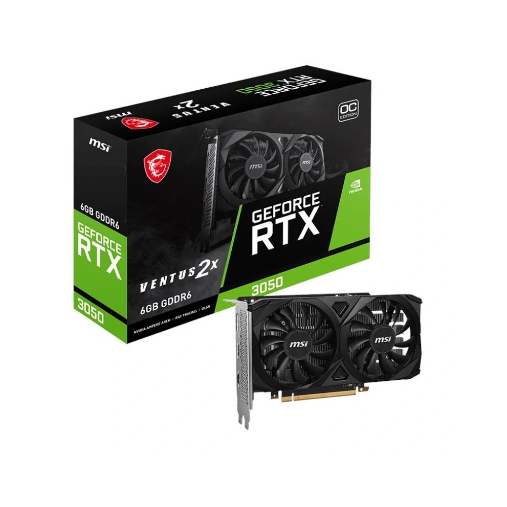 MSI VGA NVIDIA RTX 3050 VENTUS 2X 6G OC DDR6