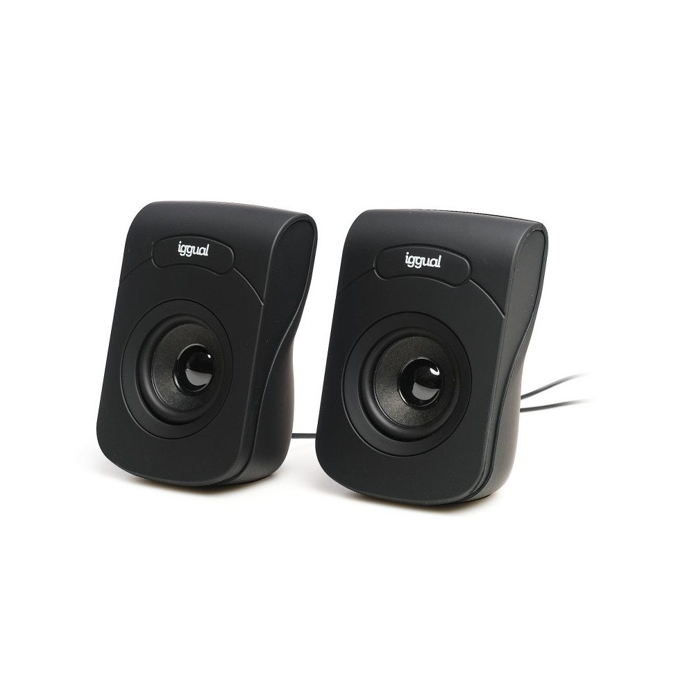 iggual Altavoces 20 6W mini jack USB