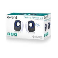 EWENT Altavoces escritorio 20 usb