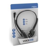 NOX Auricular Stereo con micro flexVOICE ONE