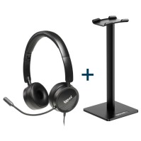 iggual Kit auriculares Dual Tech soporte SA22