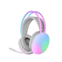 MARSGAMING Auriculares MH GLOW PC Ps4 5 xbox White