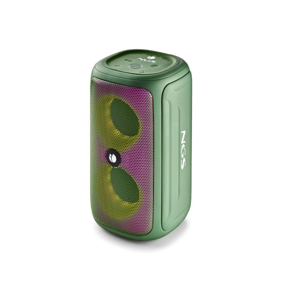 NGS ALTAVOZ PORTATIL BT RGB IPX5 ROLLERBEASTGREEN