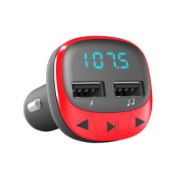 Energy sistem Car Transmitter FM Red microSDMP3