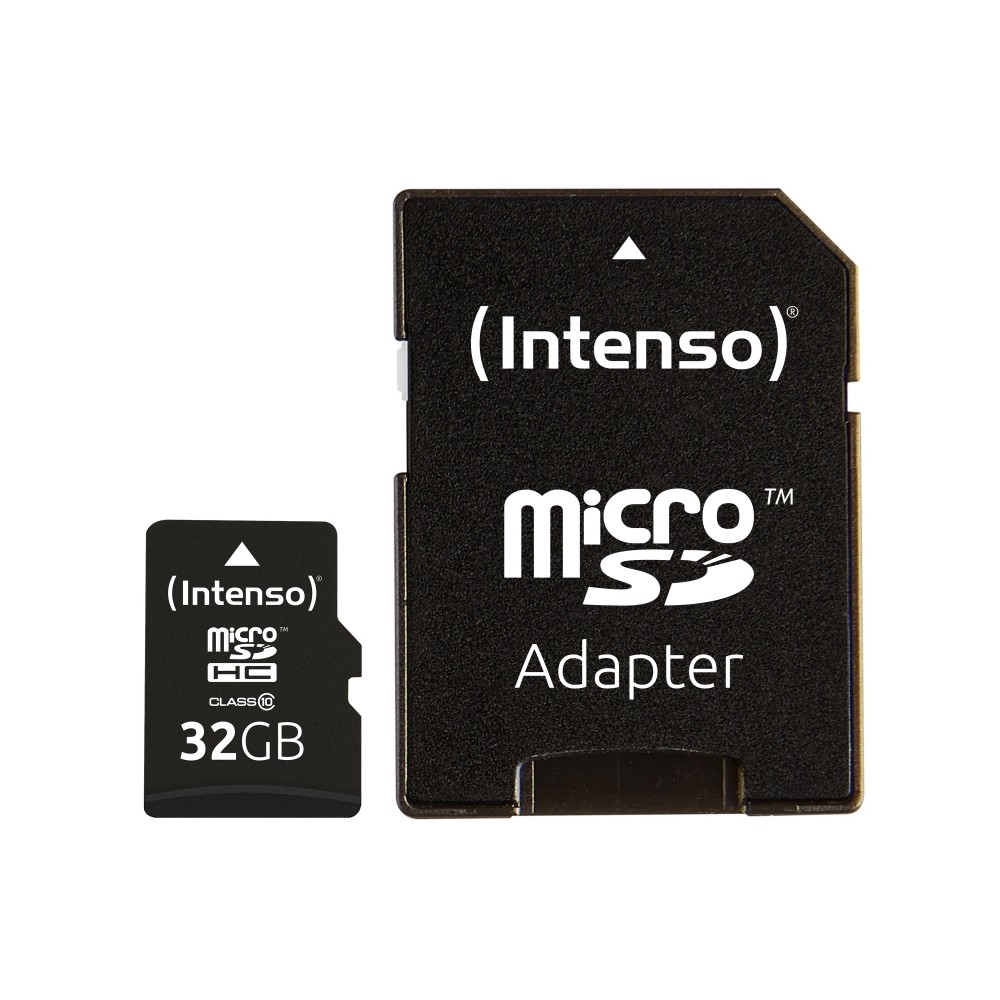 Intenso 3413480 Micro SD clase 10 32GB c adapt