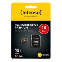 Intenso 3423470 Micro SD UHS I Premium 16GB c adap