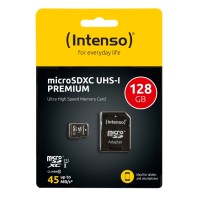 Intenso 3423491 Micro SD UHS I Premium 128G c adap