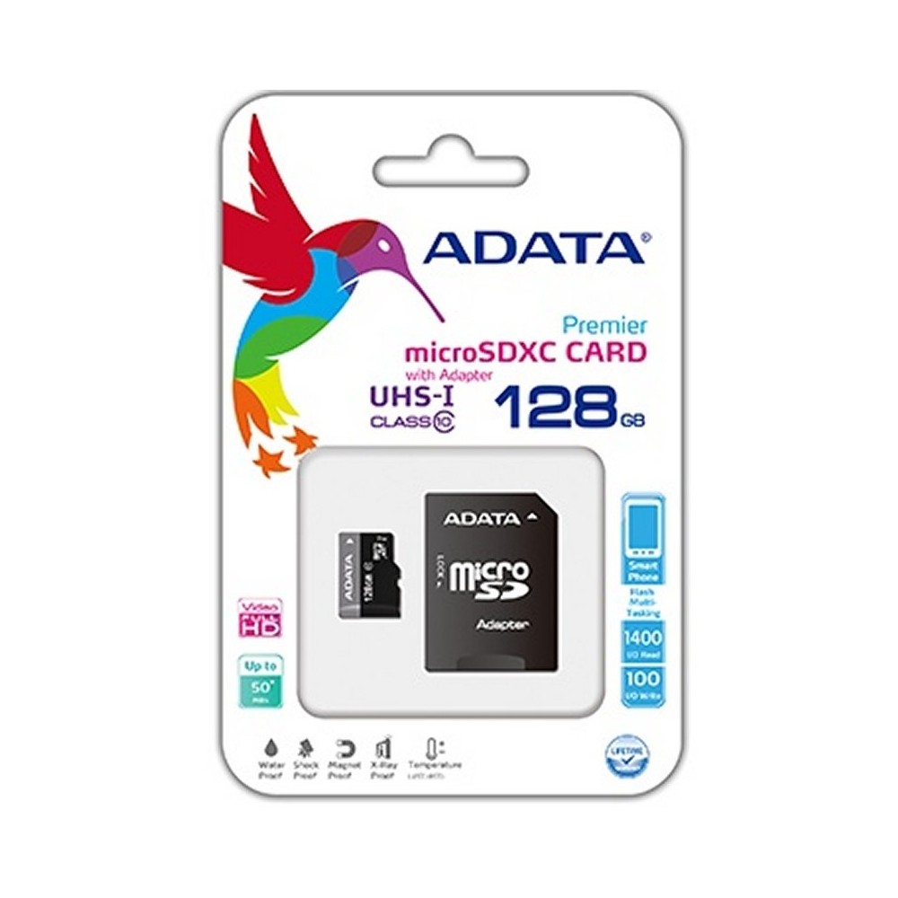 ADATA MicroSDHC 128GB UHS I CLASS10 c adapt