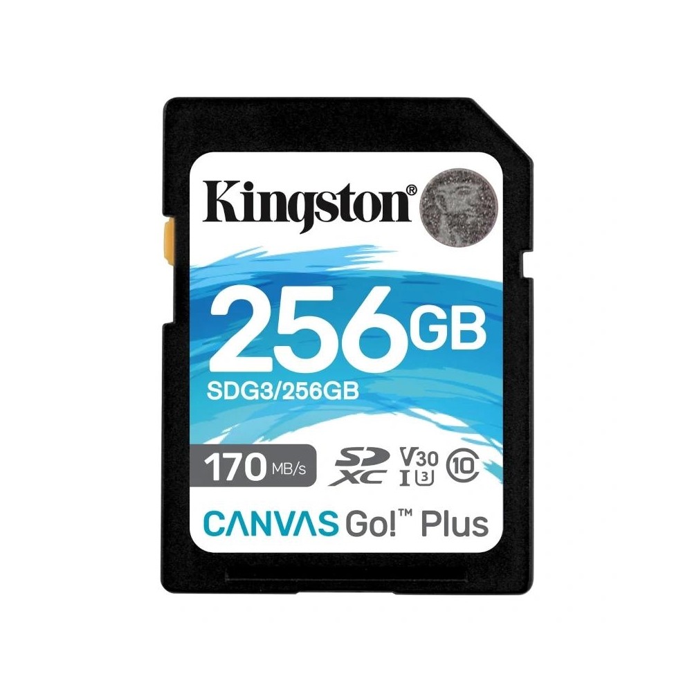 Kingston Canvas Go Plus SD 256GB class 10 U3 V30