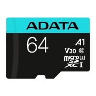 ADATA microSDXC SDHC UHS I U3 64GB c adapt