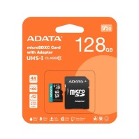 ADATA microSDXC SDHC UHS I U3 128GB c adapt