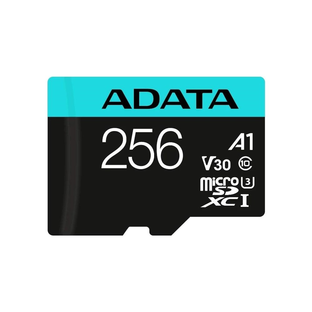 ADATA microSDXC SDHC UHS I U3 256GB c adapt