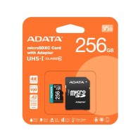 ADATA microSDXC SDHC UHS I U3 256GB c adapt