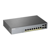 ZyXEL GS1350 12HP Switch 10xGB PoE 2xSFP 130W