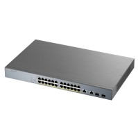 ZyXEL GS1350 26HP Switch 24xGB PoE 2xSFP 375W