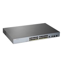 ZyXEL GS1350 26HP Switch 24xGB PoE 2xSFP 375W