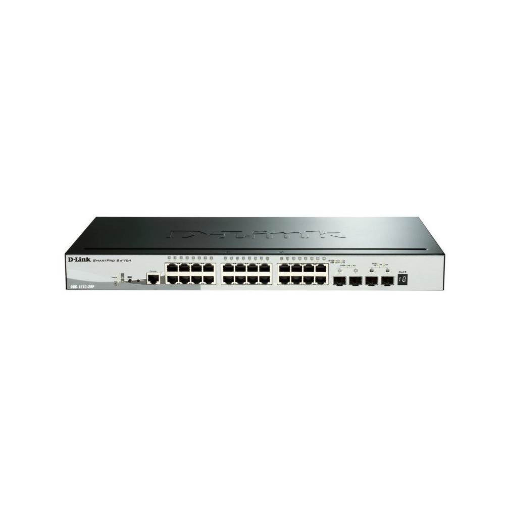 D Link DGS 1510 28P E Switch L2 24xGB PoE 2xSFP