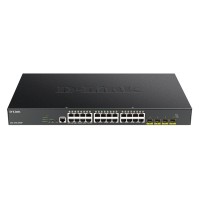 D Link DGS 1250 28XMP E Switch 24xGb PoE 4x10Gb