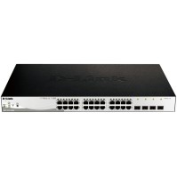 D Link DGS 1210 28MP E Switch 24xGb PoE 4xSFP Com