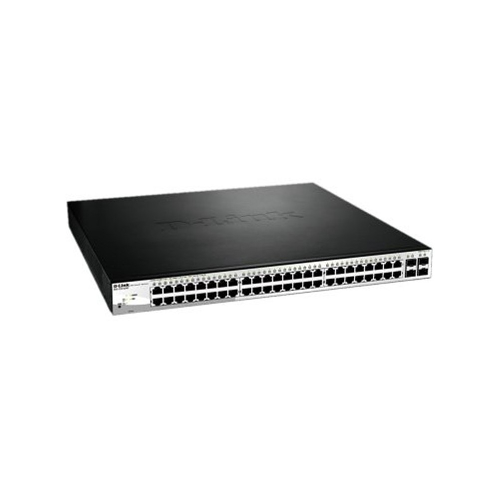 D Link DGS 1210 52MP E Switch 48xGb PoE 4xSFP Comb