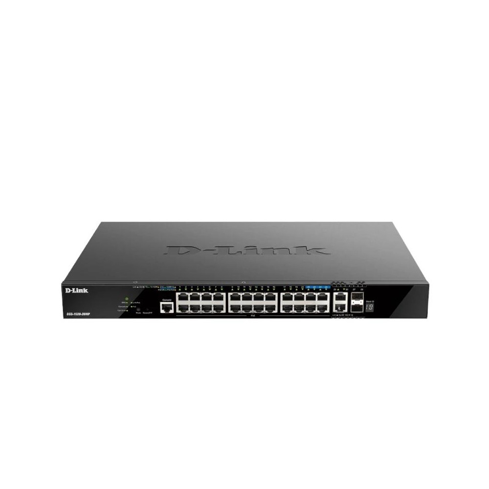 D Link DGS 1520 28MP E Switch 20xGbE PoE 2x10 SFP