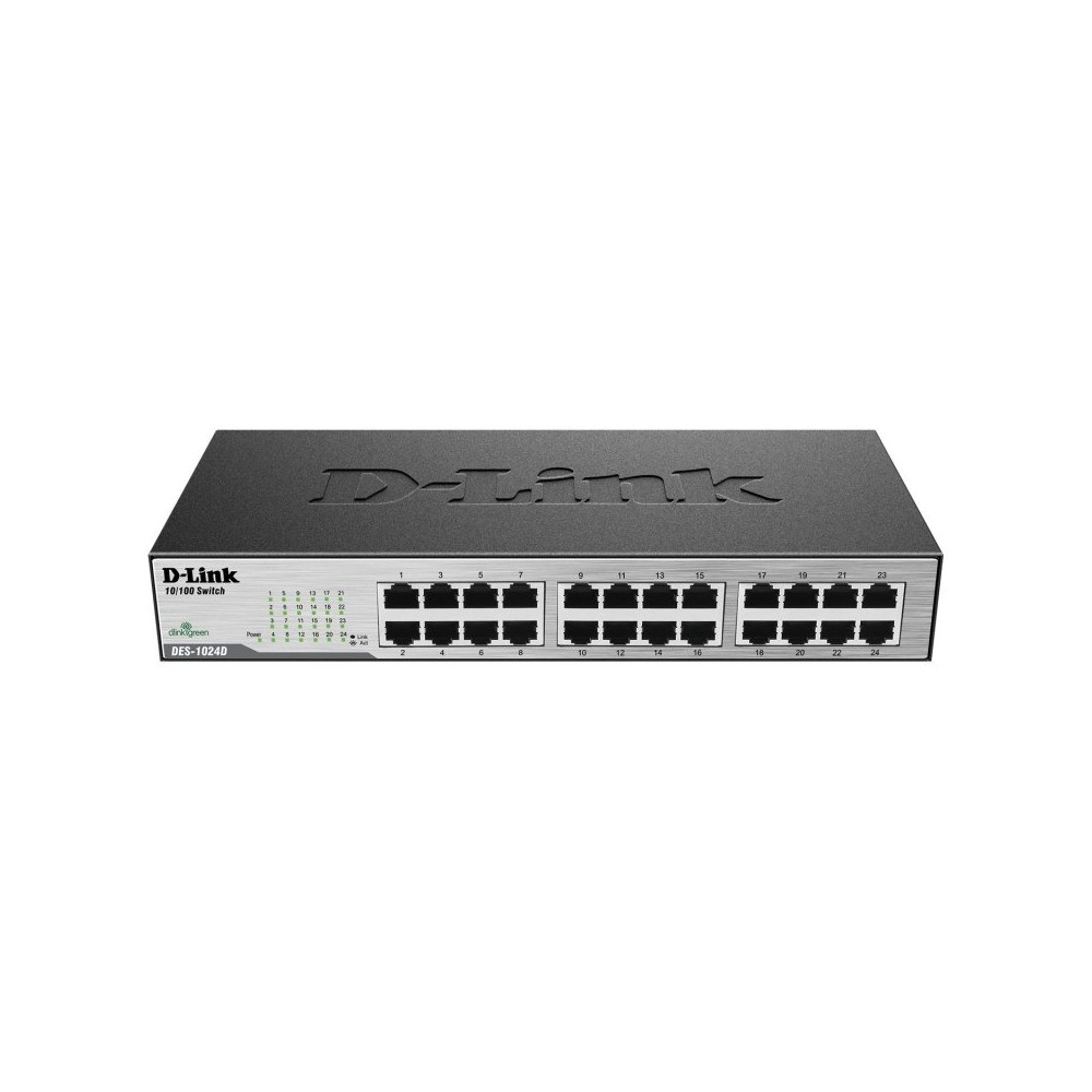 D Link DES 1024D Switch 24x10 100Mbps