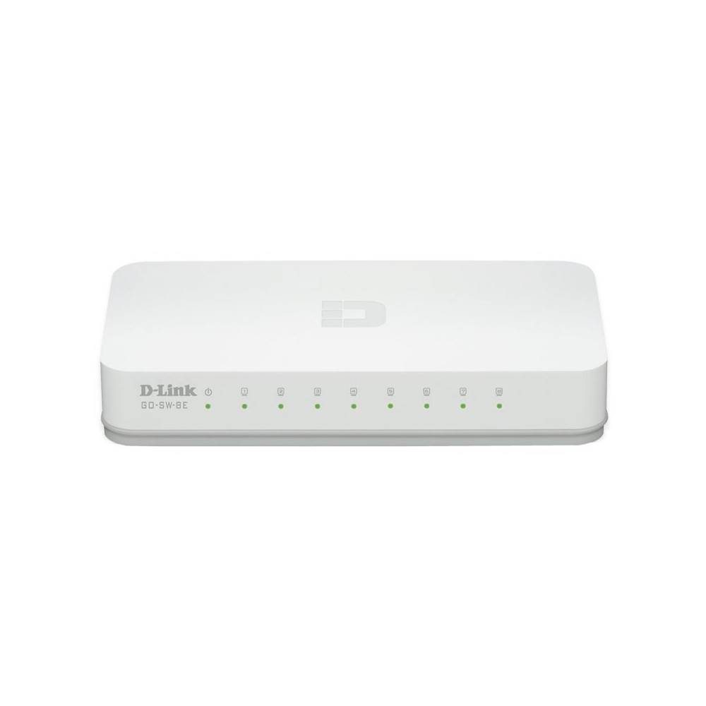 D Link GO SW 8E Switch 8x10 100Mbps Mini