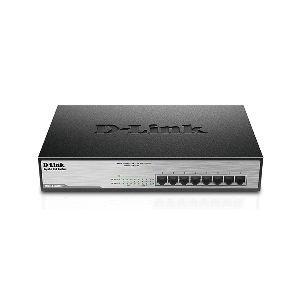 D Link DGS 1008MP Switch 8xGB PoE