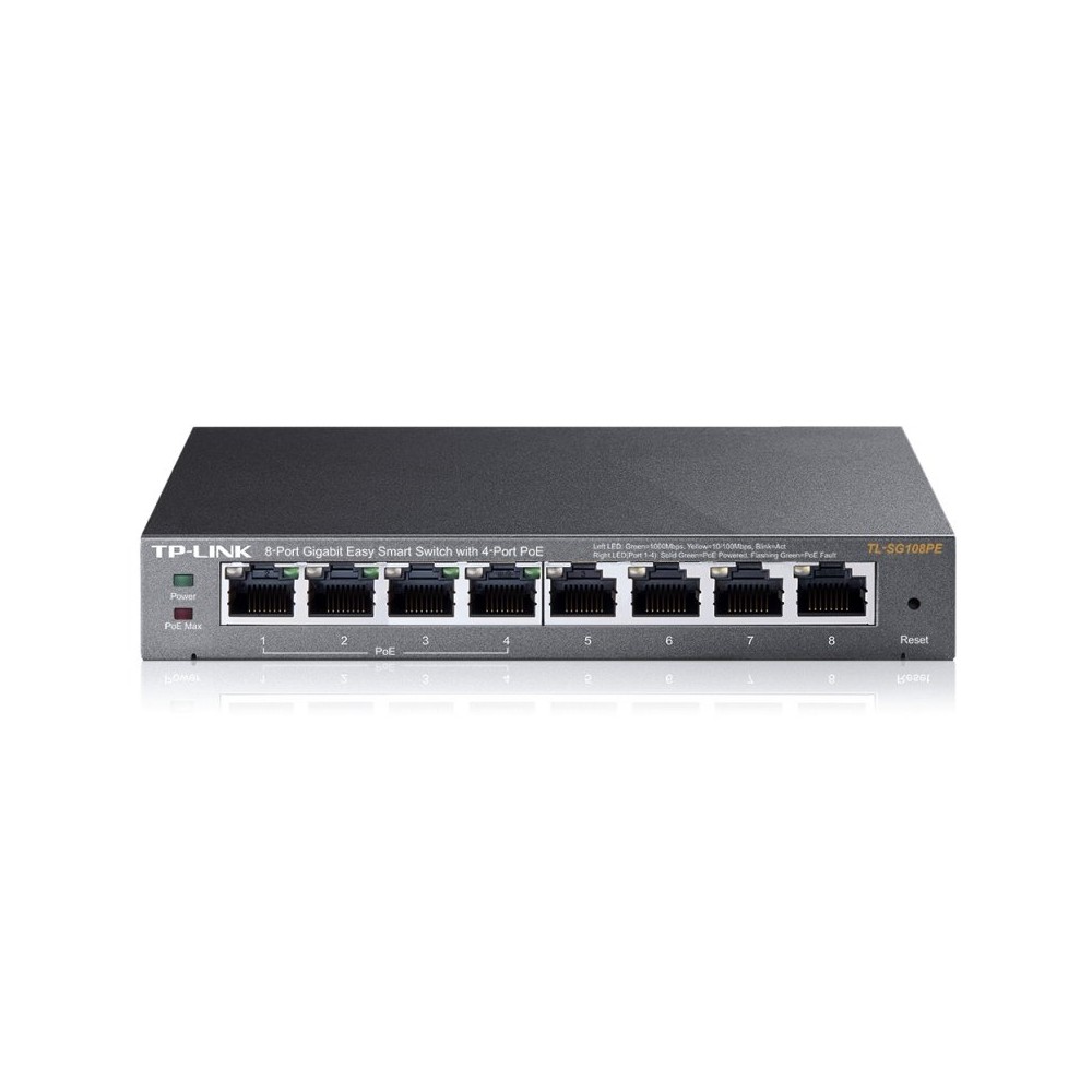 TP LINK TL SG108PE Switch 8xGB 4xGB PoE